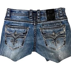 Rock Revival Cut Off Jeans